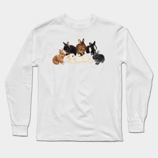 Kaninchen Familie 1 Long Sleeve T-Shirt